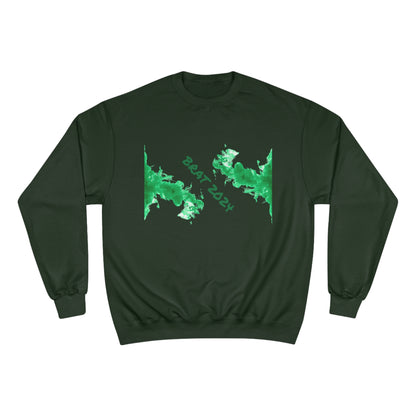 &quot;BRAT 2024&quot;(QUOTE)- Unisex Champion Sweatshirt W/ Kngdom Logo