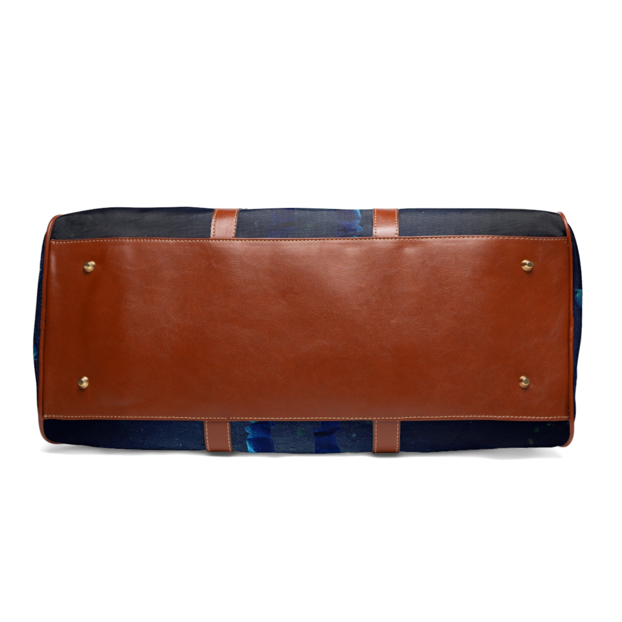 Man Of Color &quot;WORLD CHANGER&quot;- Vegan Leather Self-Expression Waterproof Travel Bag W/ Kngdom Logo