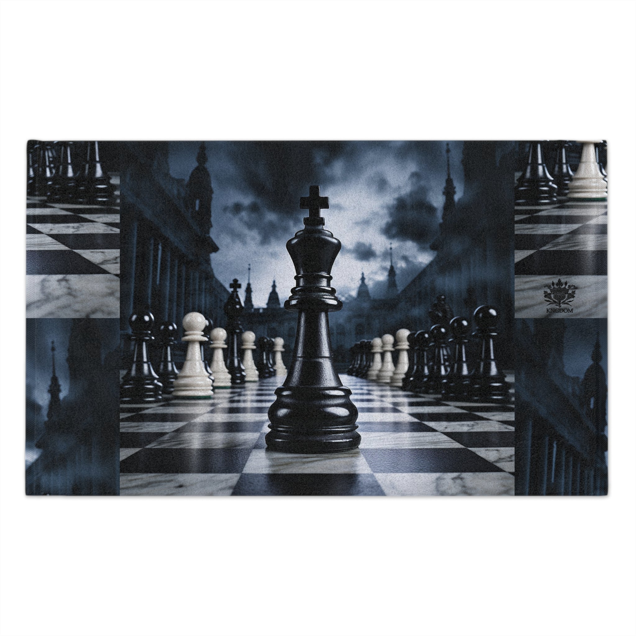 &quot;CHECKMATE&quot;- Rally Towel W/ Blk Kngdom Logo