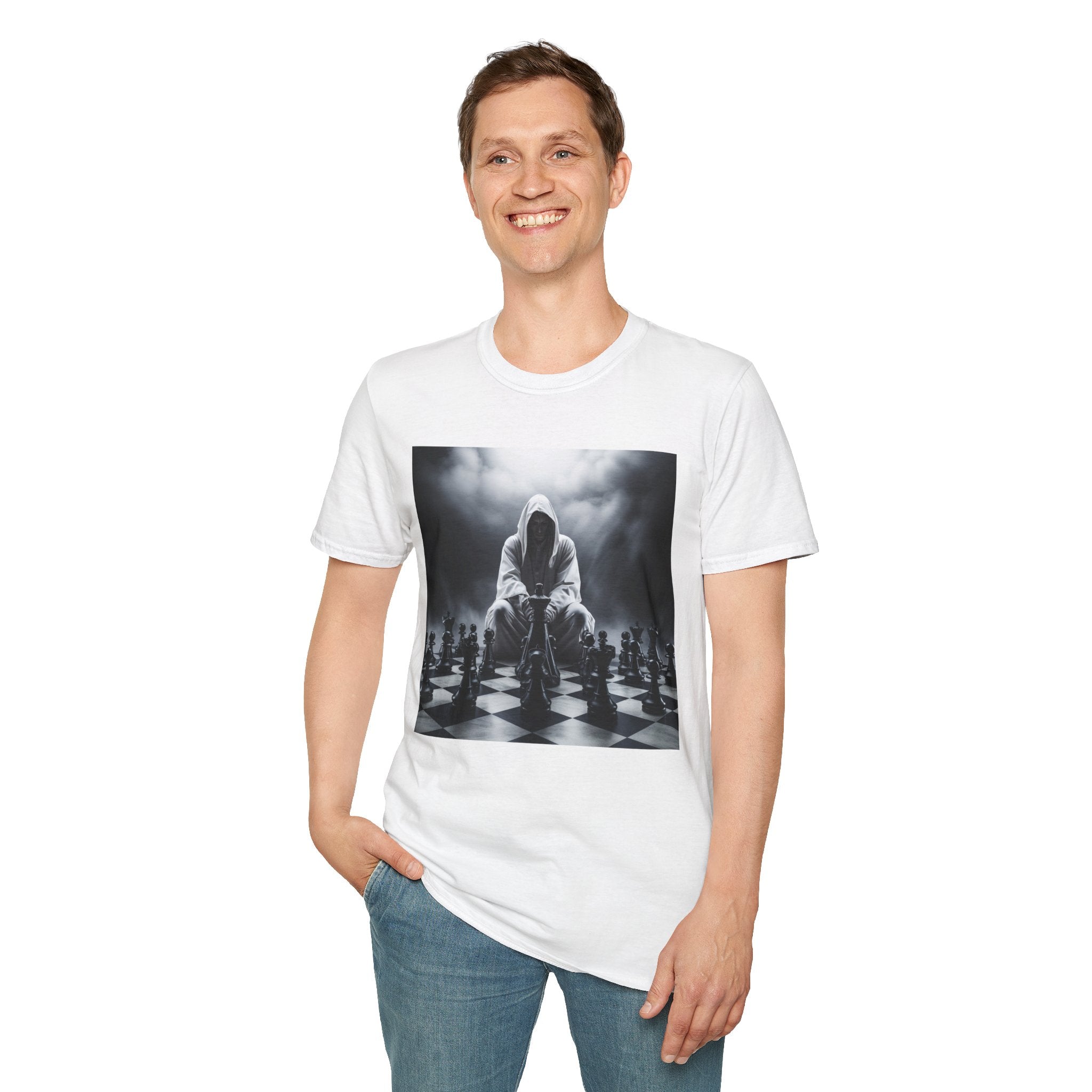 &quot;CHECKMATE&quot;: camiseta de estilo suave para hombre con logotipo de Kingdom 