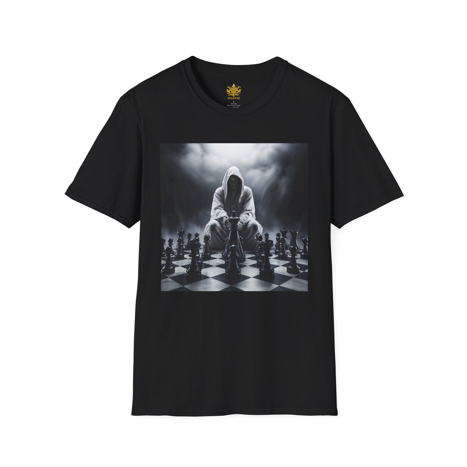 &quot;CHECKMATE&quot;: camiseta de estilo suave para hombre con logotipo de Kingdom 