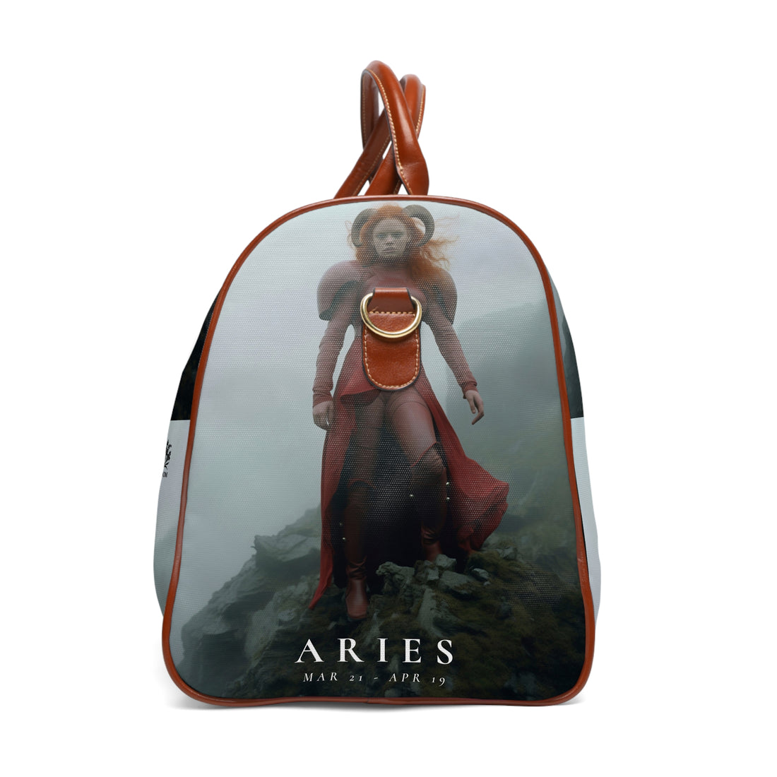 H.E.R &quot;ARIES&quot;- Vegan Leather Self-Expression Waterproof Travel Bag W/ Blk Kngdom Logo