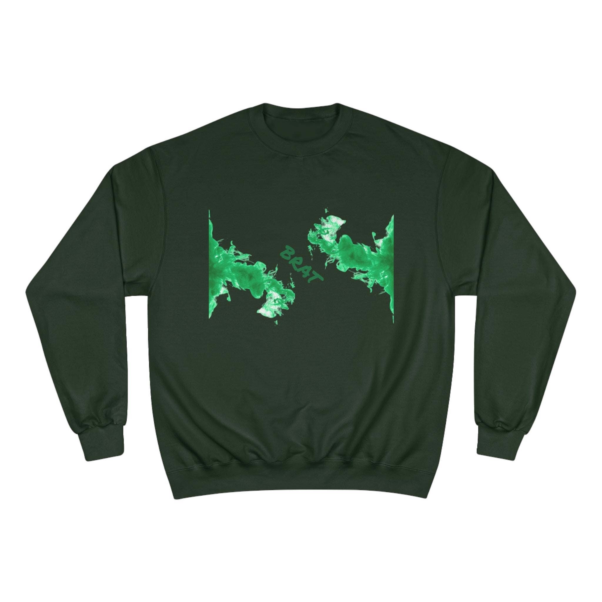 &quot;BRAT&quot;(QUOTE)- Unisex Champion Sweatshirt W/ Kngdom Logo