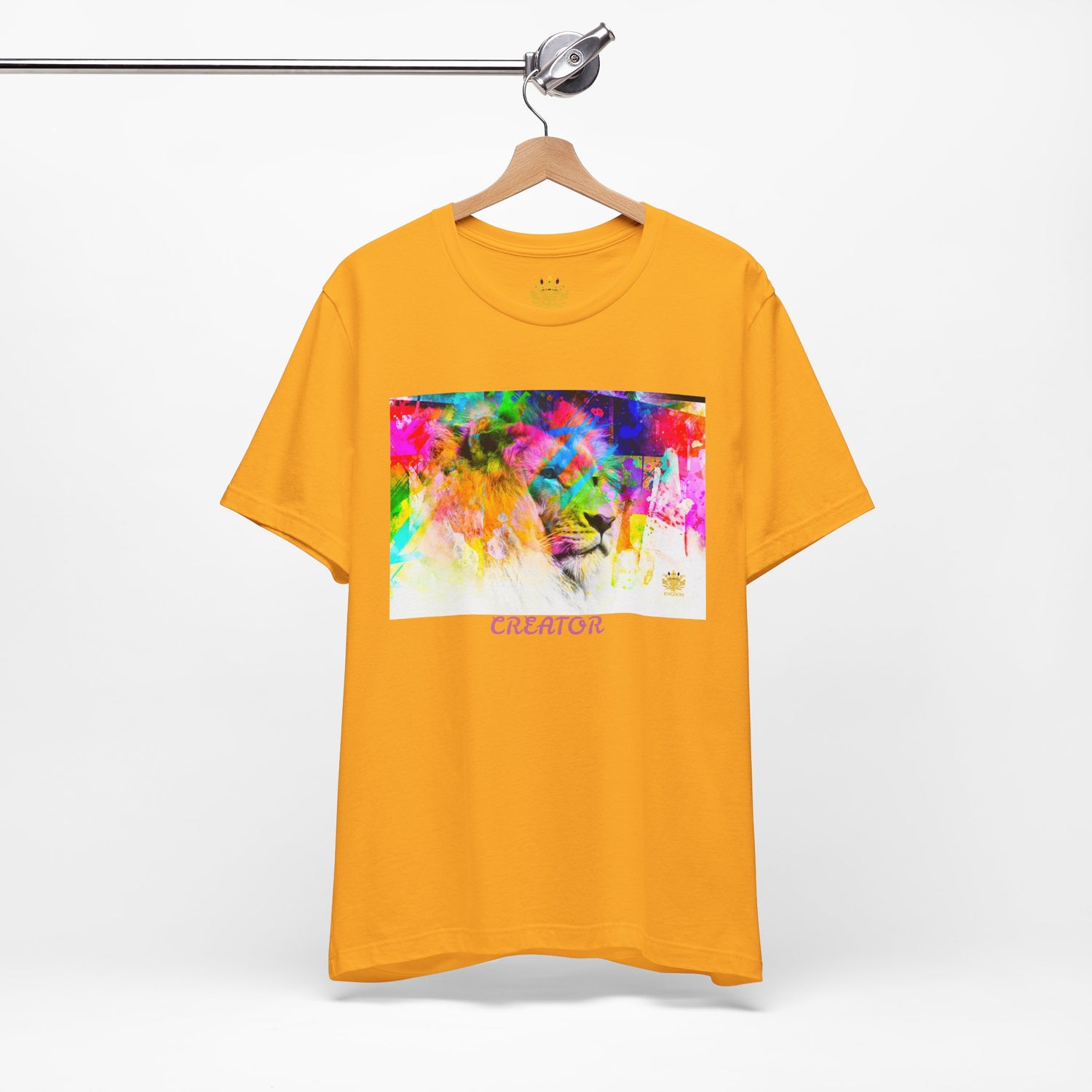 &quot;CREATOR&quot; Lion- Unisex Jersey Short Sleeve Tee W/ Kngdom Logo