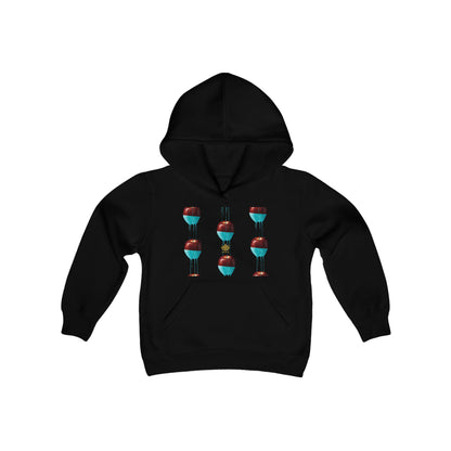 Kngdom APPLE &quot;DRIP&quot;- Youth Heavy Blend Hooded Sweatshirt W/ Kngdom Logo