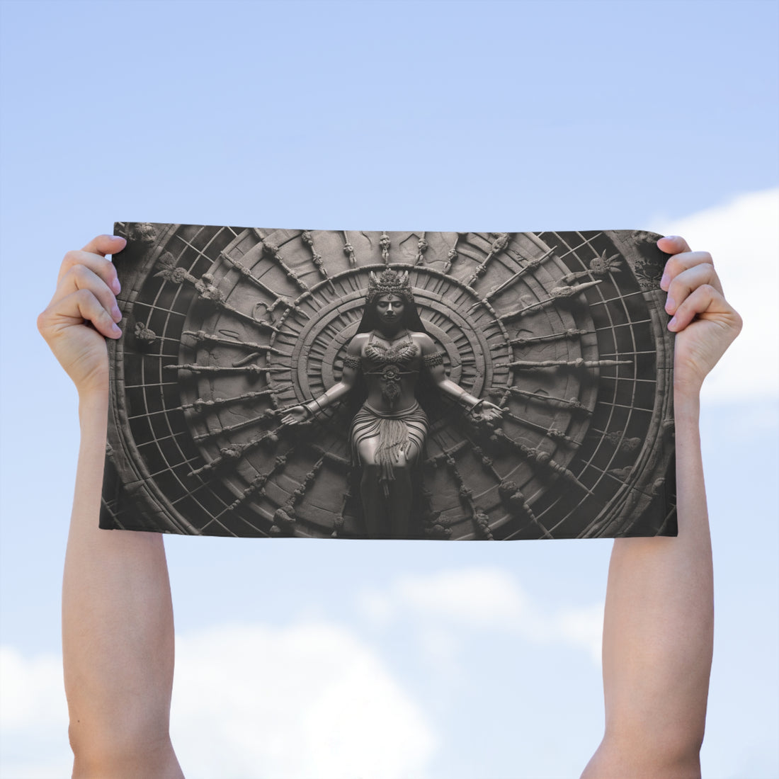 &quot;CHAKRA&quot;- Spiritually Balanced Towel W/ Blk Kngdom Logo