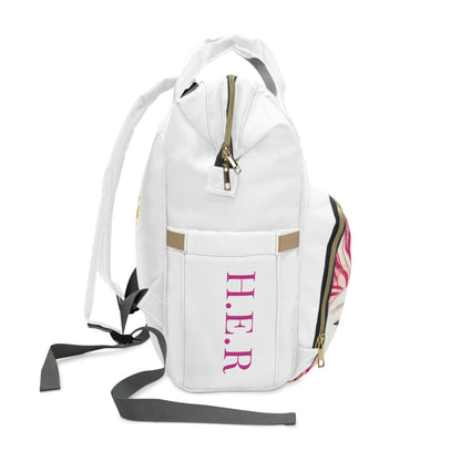 &quot;H.E.R&quot; (Heroism/Eagerness/Relevant)- Multifunctional Backpack W/ Kngdom Logo