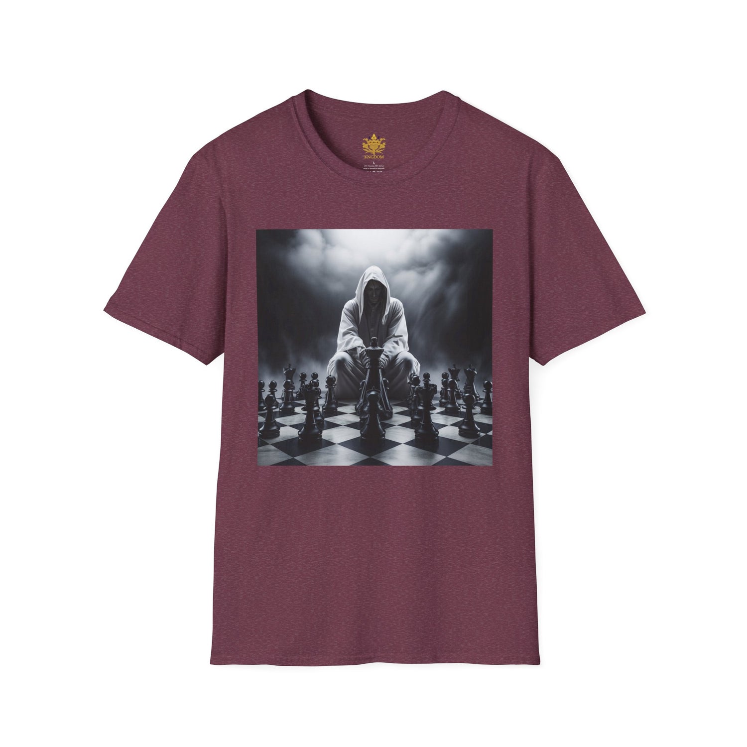 &quot;CHECKMATE&quot;: camiseta de estilo suave para hombre con logotipo de Kingdom 