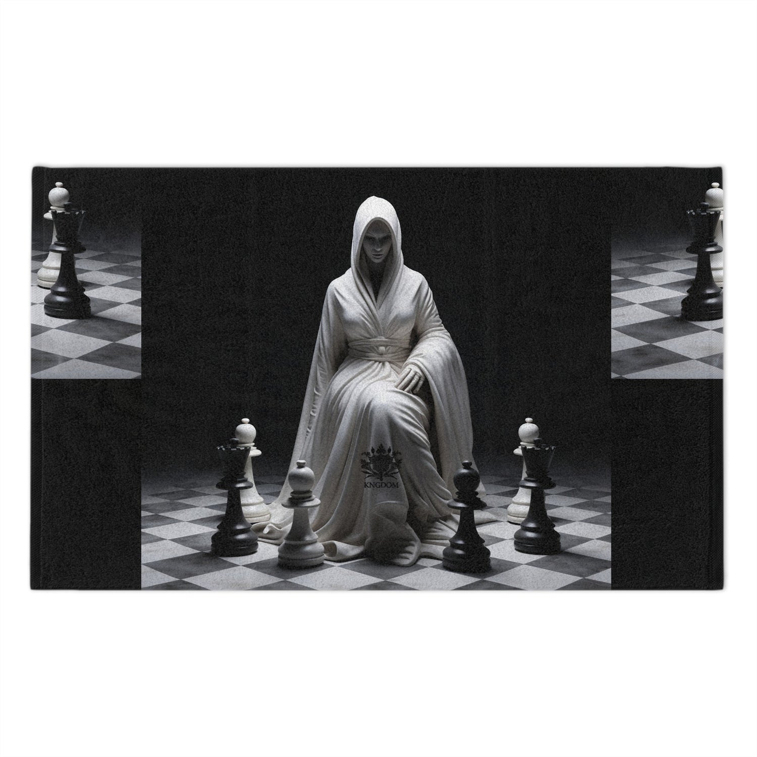 &quot;CHECKMATE&quot;- Rally Towel W/ Blk Kngdom Logo