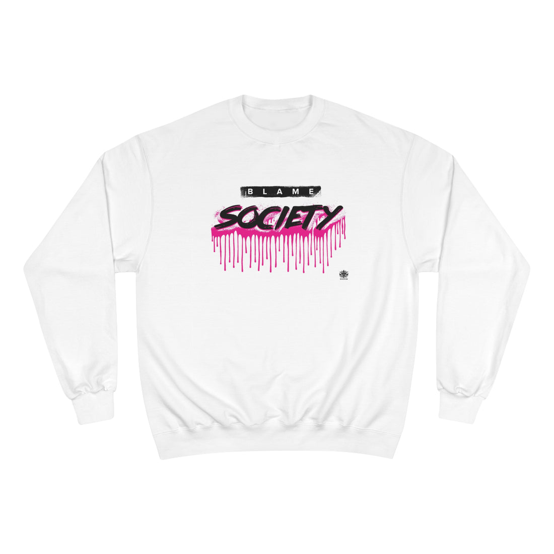 Kngdom &quot;DRIP&quot; (Blame Society) - Unisex Champion Sweatshirt W/ Blk Kngdom Logo