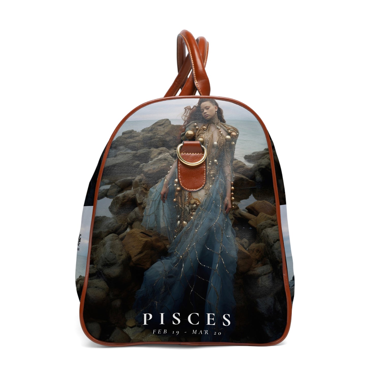 H.E.R. &quot;PISCES&quot;- Vegan Self-Expression Waterproof Travel Bag W/ Blk Kngdom Logo