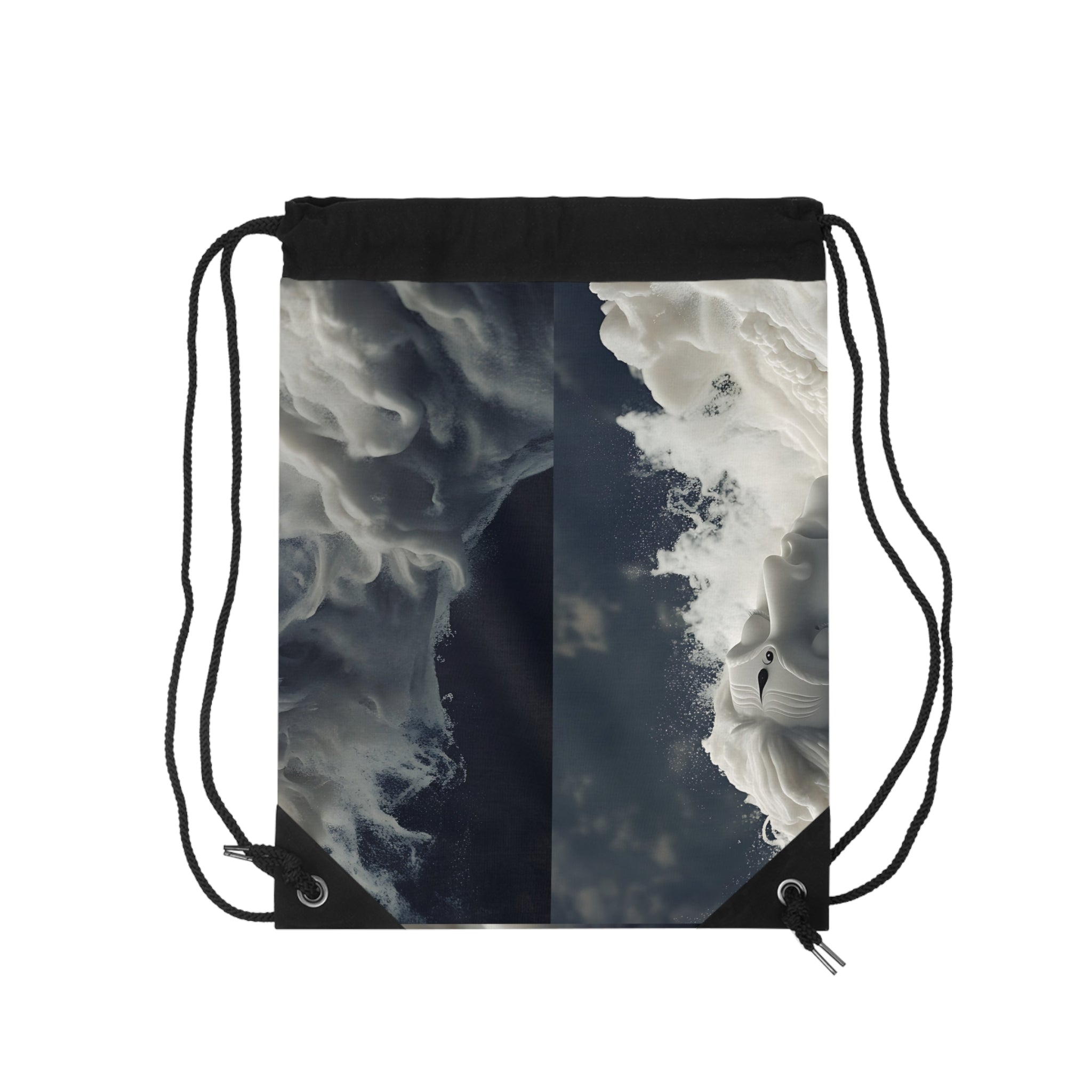 &quot;LORD SHIVA&quot;- Drawstring Bag W/ Blk Kngdom Logo