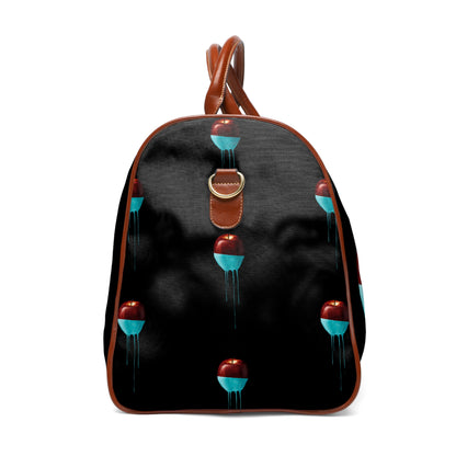 Kngdom (APPLE) &quot;DRIP&quot;- Vegan Leather Self-Expression Waterproof Travel Bag W/ Kngdom Logo