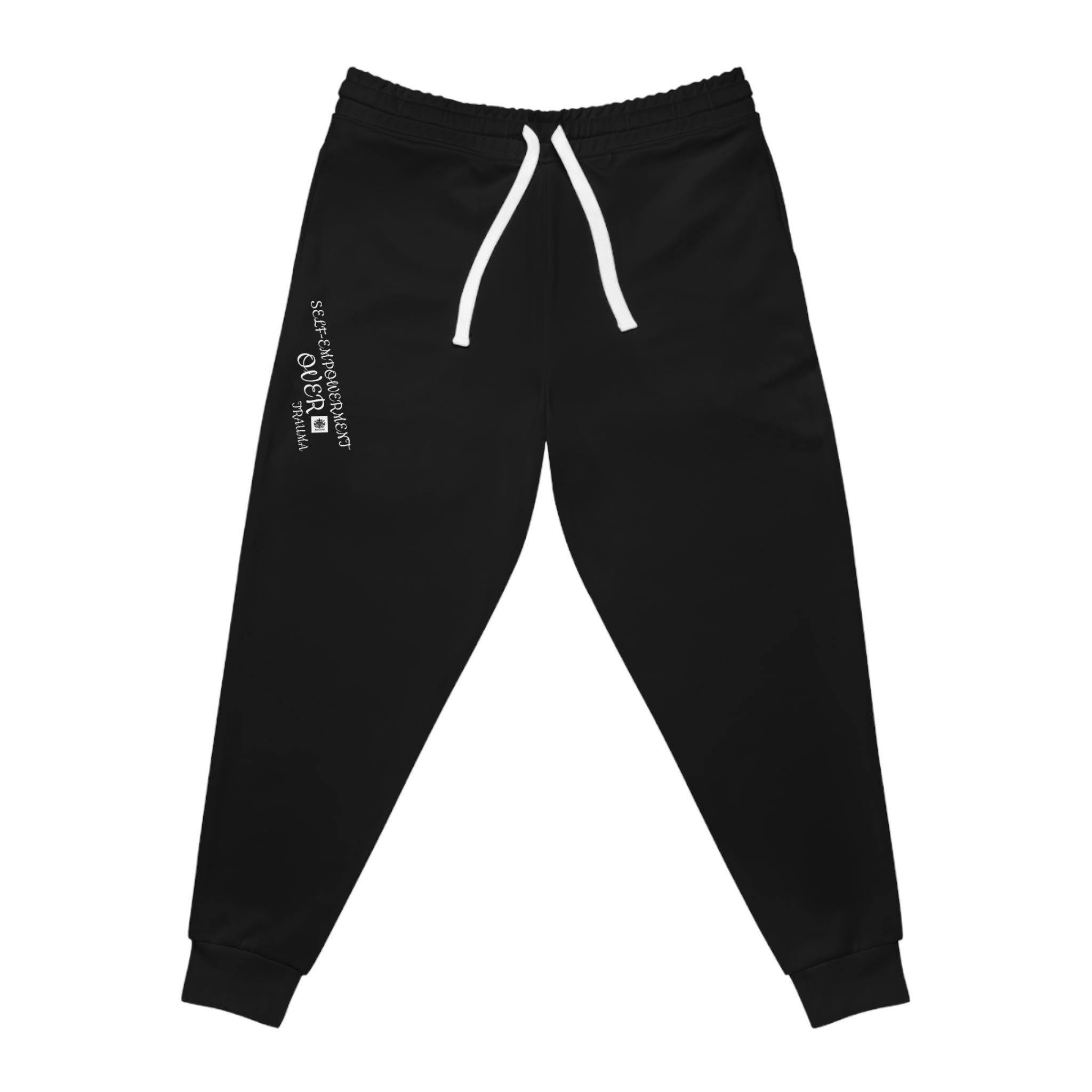 EXCLUSIVE &quot;KNGDOM&quot; EDITION- &quot;SELF-EMPOWERMENT OVER TRAUMA&quot; Unisex Athletic Joggers W/ Blk Kngdom Logo