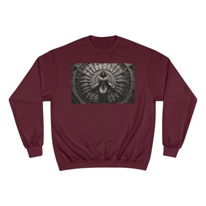 &quot;CHAKRA&quot;- Unisex Champion Sweatshirt W/ Blk Kngdom Logo