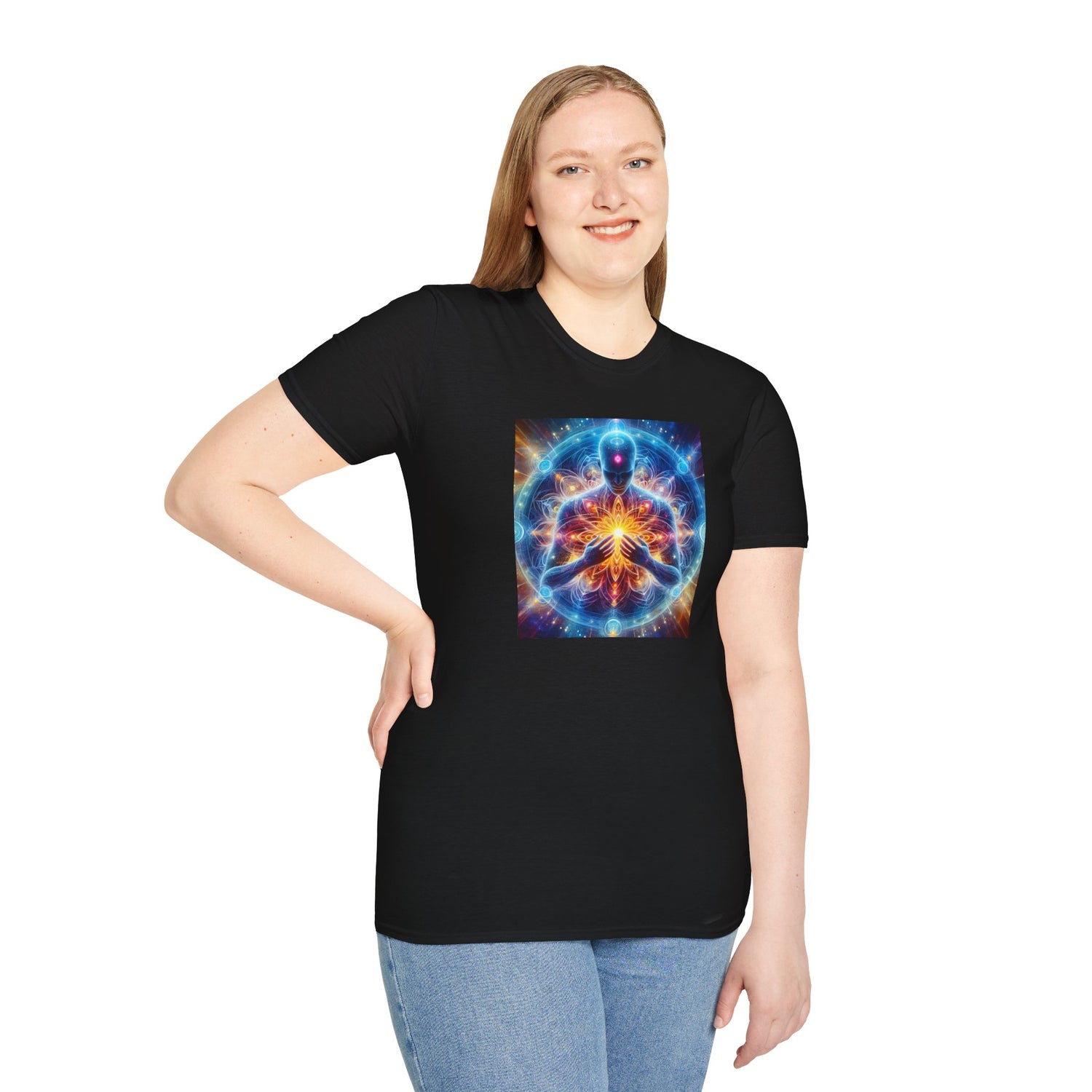 &quot;DIVINE ENERGY&quot;- Unisex Softstyle T-Shirt W/ Kngdom Logo