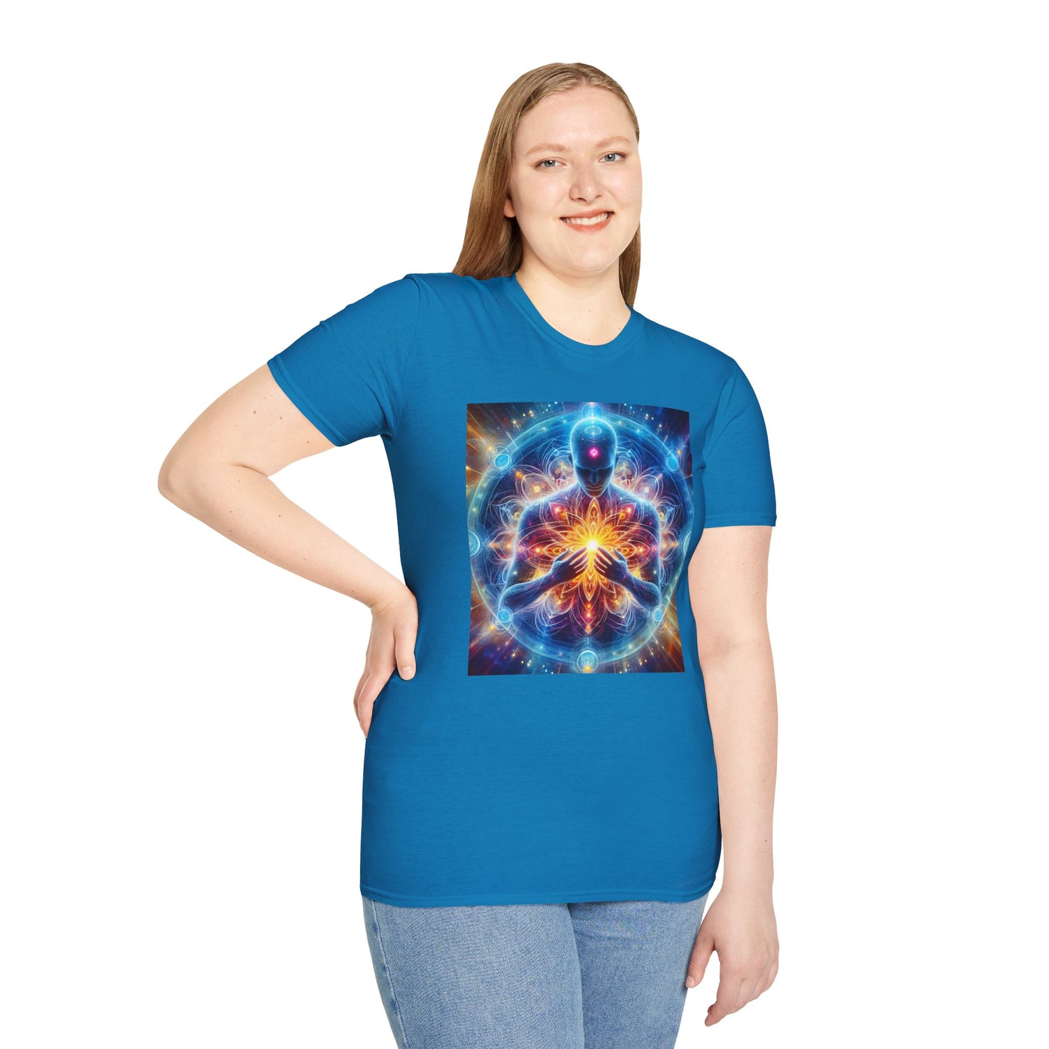 &quot;DIVINE ENERGY&quot;- Unisex Softstyle T-Shirt W/ Kngdom Logo