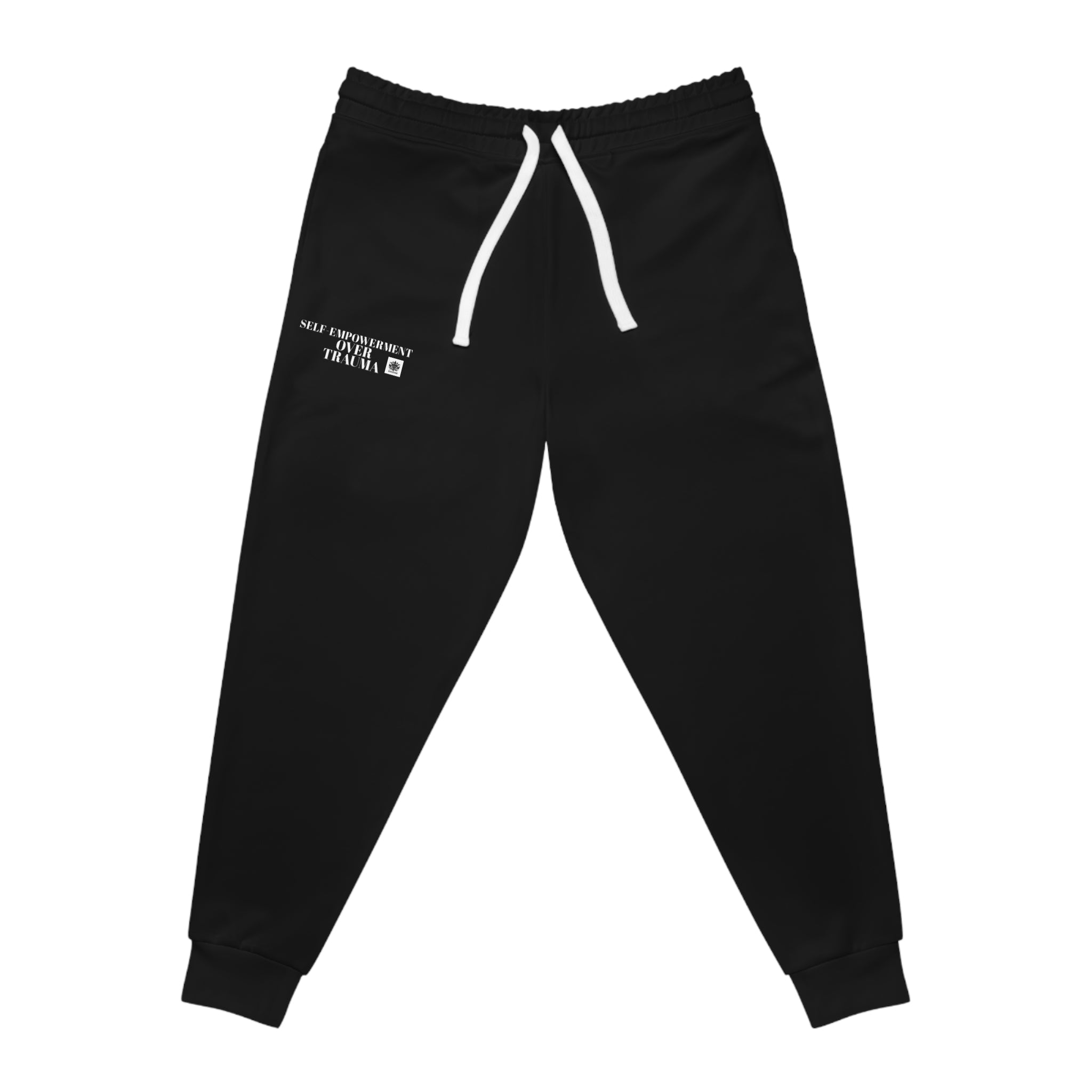 EXCLUSIVE &quot;KNGDOM&quot; EDITION- &quot;SELF-EMPOWERMENT OVER TRAUMA&quot; Unisex Athletic Joggers W/ Blk Kngdom Logo