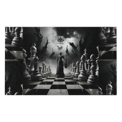 &quot;CHECKMATE&quot;- Rally Towel W/ Blk Kngdom Logo