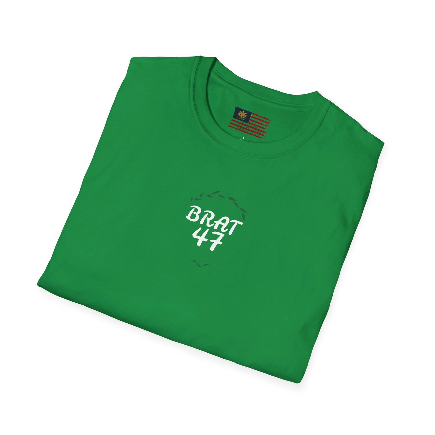 &quot;BRAT 47&quot;(QUOTE)- Unisex Softstyle T-Shirt W/ Kngdom Logo