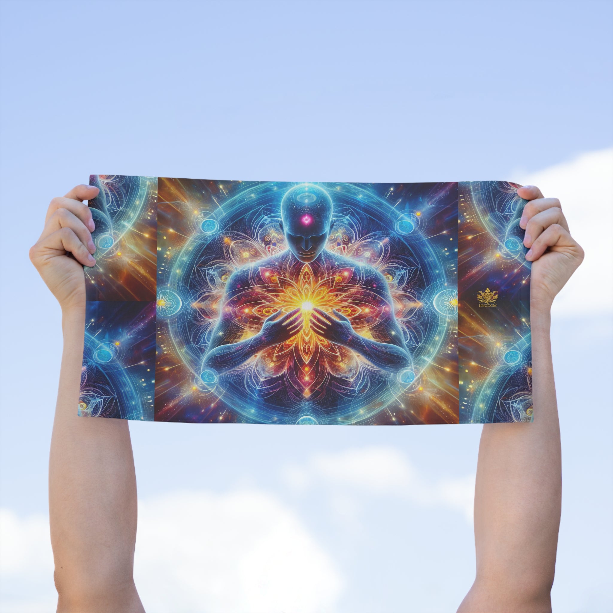 &quot;DIVINE ENERGY&quot;- Spiritual Towel W/ Kngdom Logo