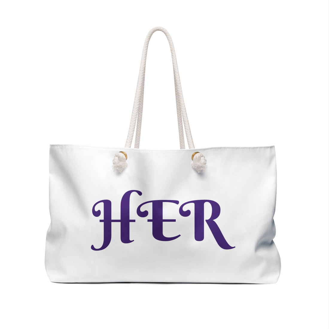 &quot;H.E.R&quot; (Heroism/Eagerness/Relevant)- Weekender Bag W/ Blk Kngdom Logo