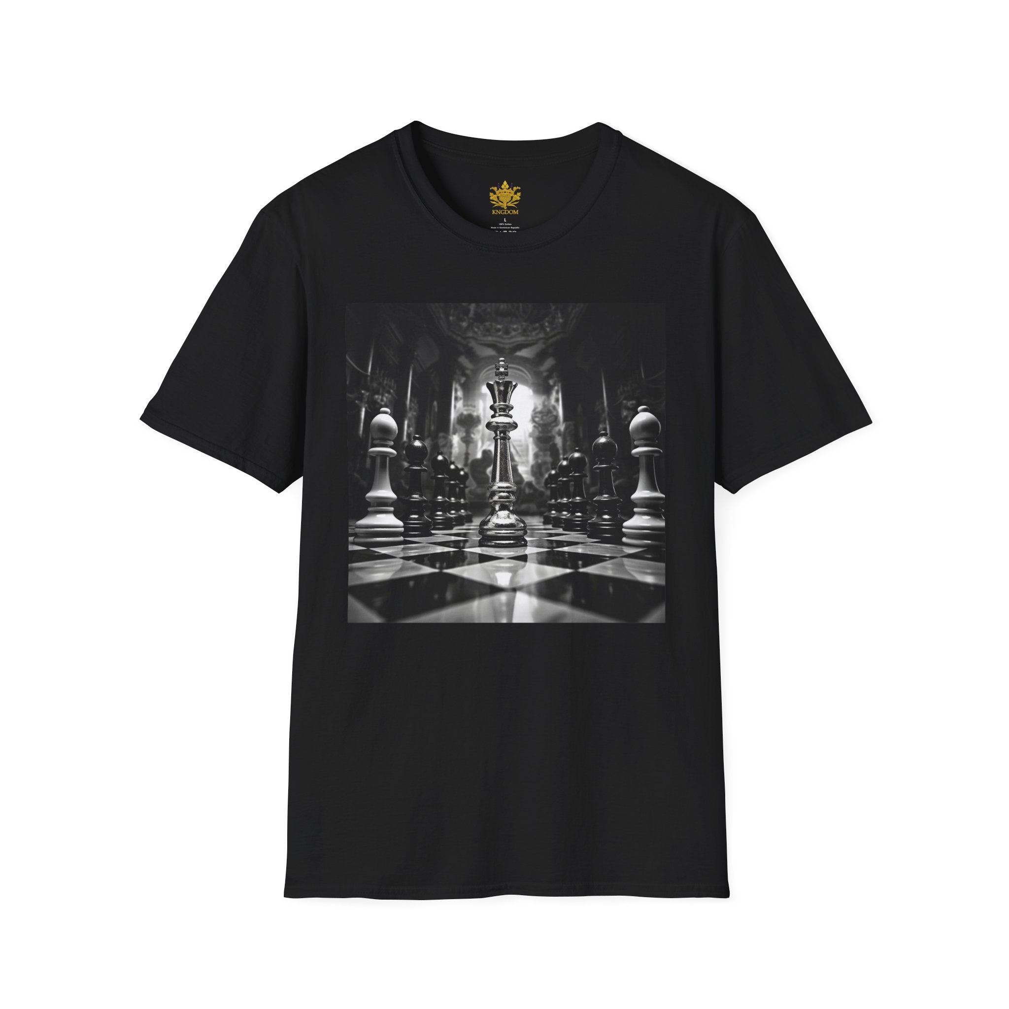 &quot;CHECKMATE&quot;: camiseta de estilo suave para hombre con logotipo de Kingdom 