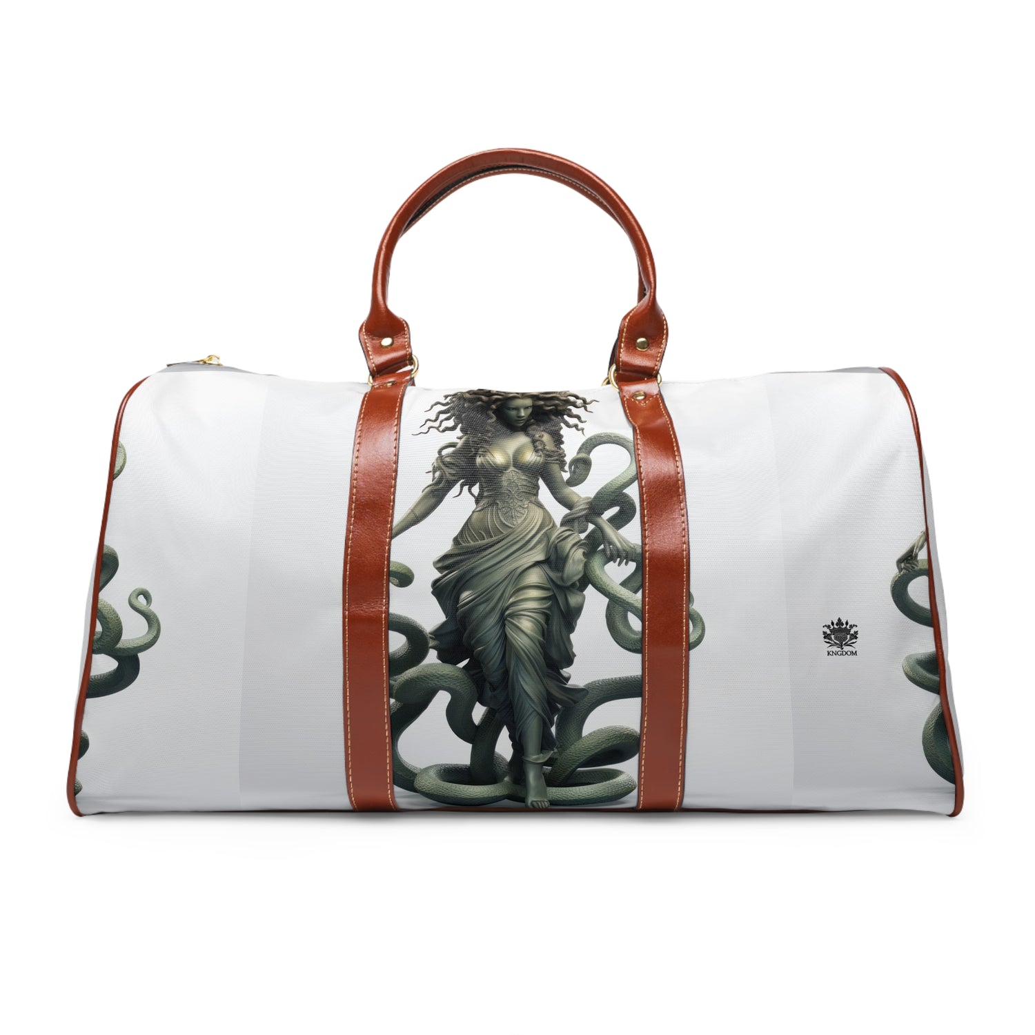 H.E.R &quot;MEDUSA THE GODDESS&quot;- Vegan Self-Expression Waterproof Travel Bag W/ Blk Kngdom Logo