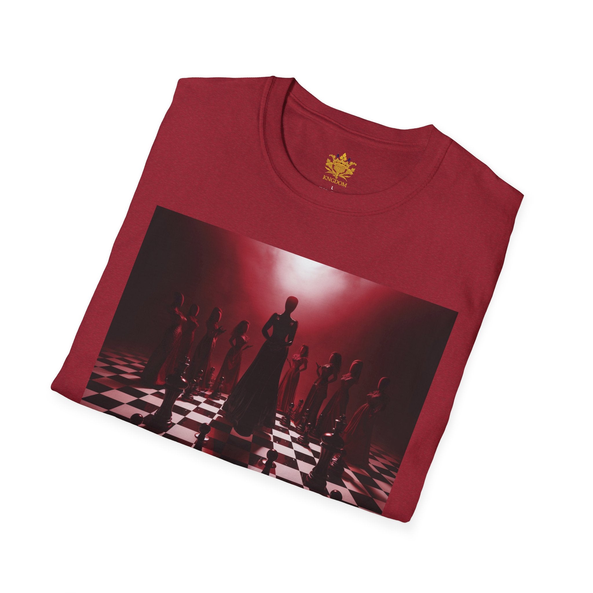 &quot;CHECKMATE&quot;: camiseta suave para mujer con logotipo de Kingdom 