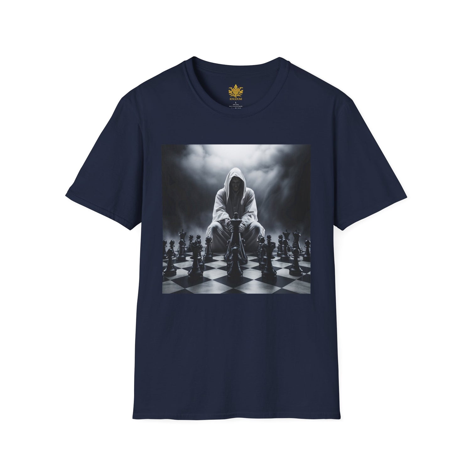 &quot;CHECKMATE&quot;: camiseta de estilo suave para hombre con logotipo de Kingdom 