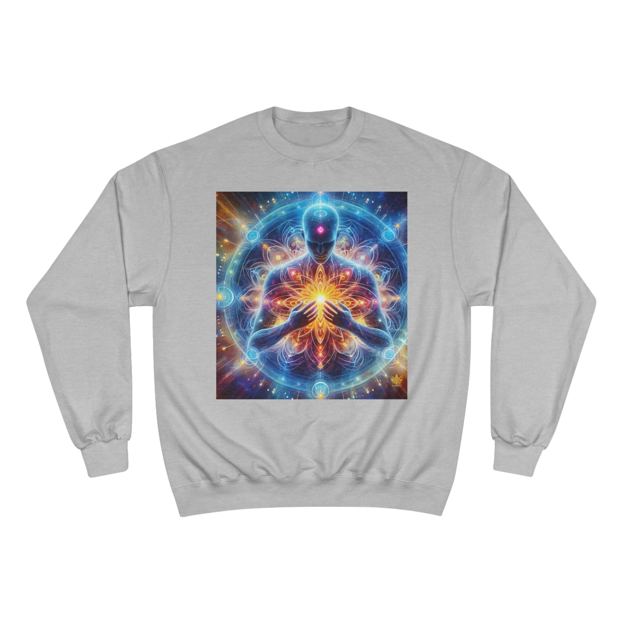 &quot;DIVINE ENERGY&quot;- Unisex Champion Sweatshirt W/ Kngdom Logo