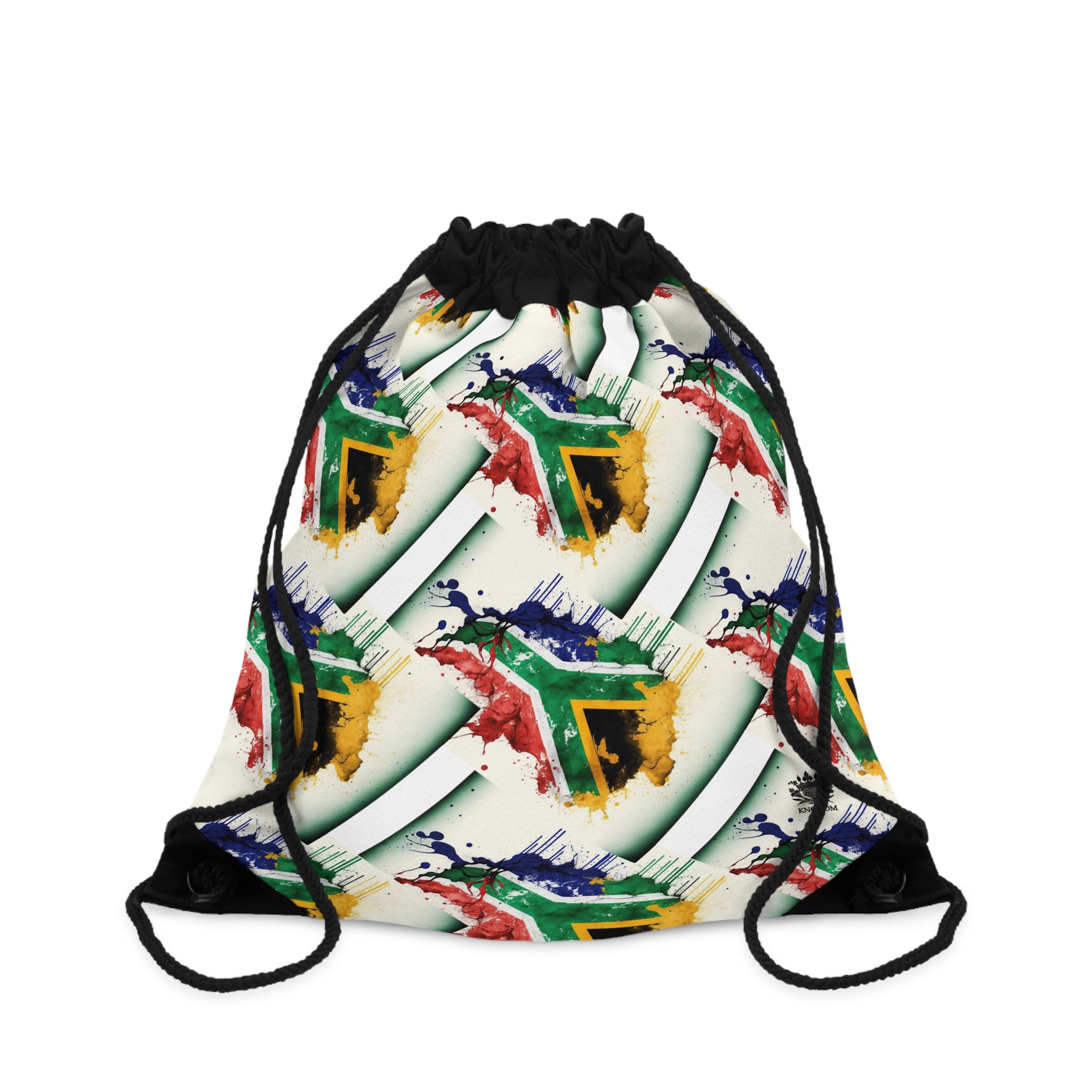 MOTHERLAND- &quot;Mandela&quot;- Drawstring Bag W/ Blk Kngdom Logo