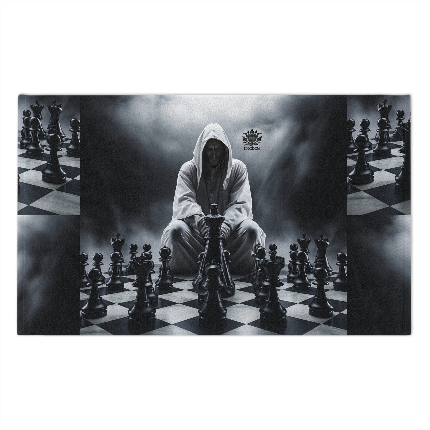 &quot;CHECKMATE&quot;- Rally Towel W/ Blk Kngdom Logo