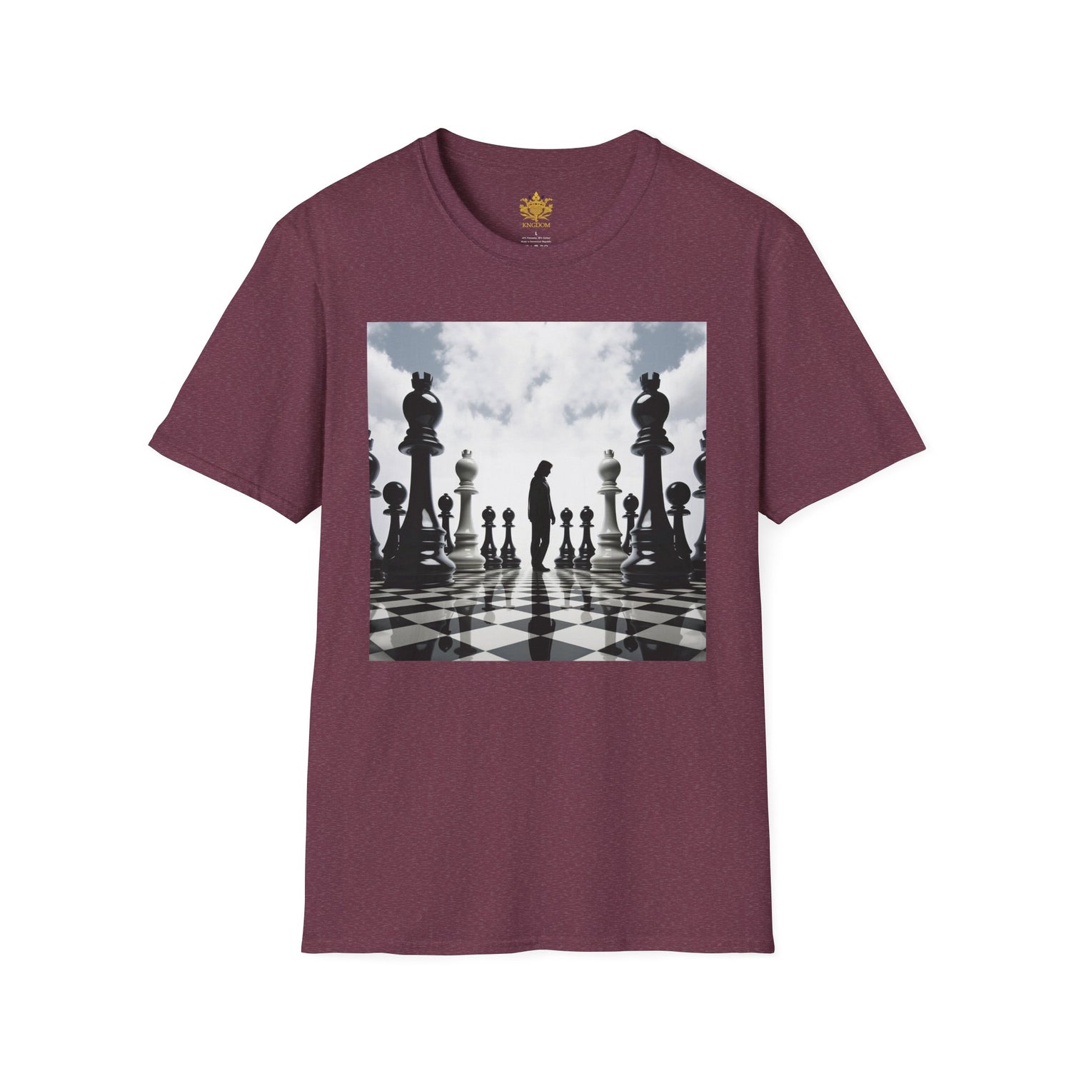 &quot;CHECKMATE&quot;: camiseta suave para mujer con logotipo de Kingdom 