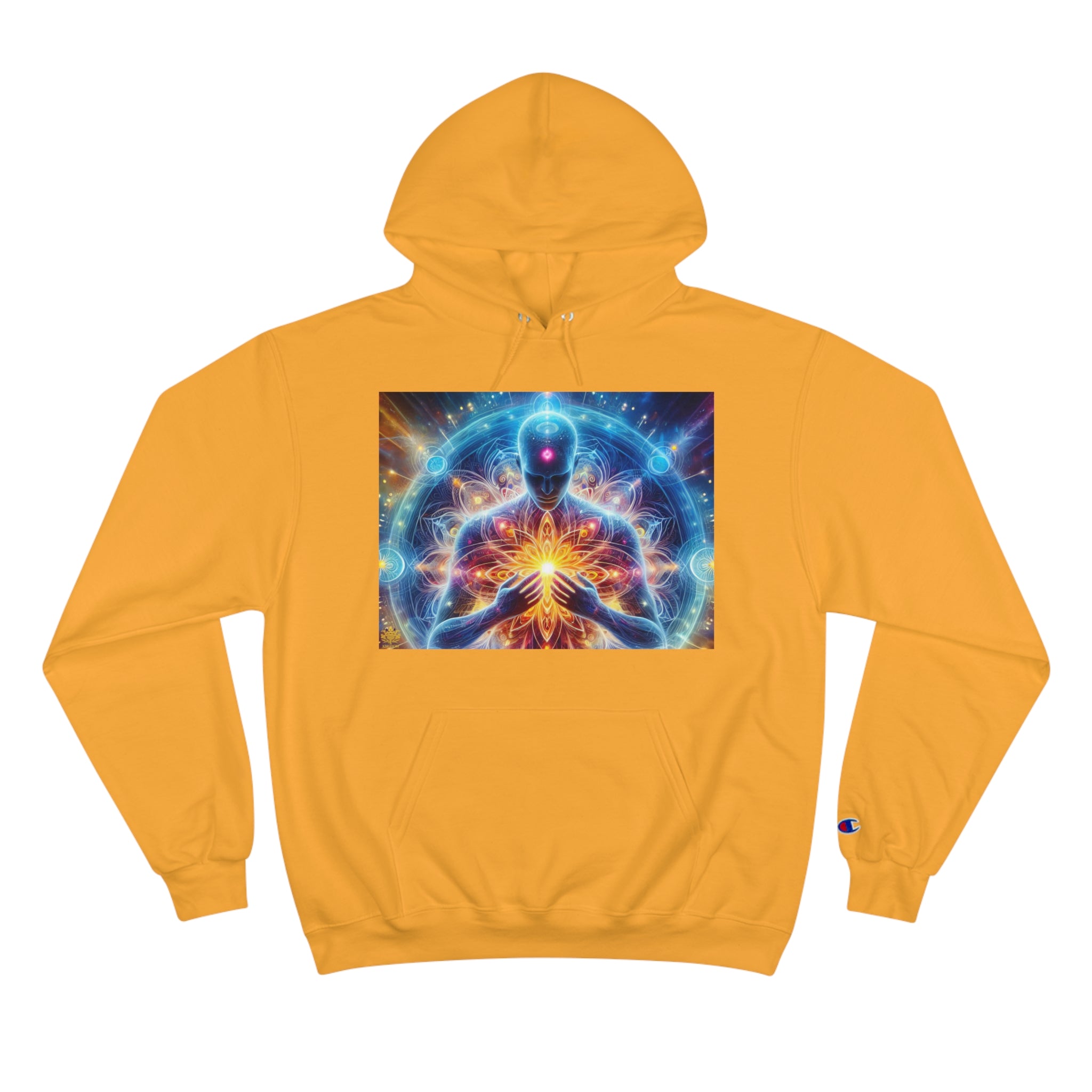 &quot;DIVINE ENERGY&quot;- Unisex Champion Hoodie W/ Kngdom Logo