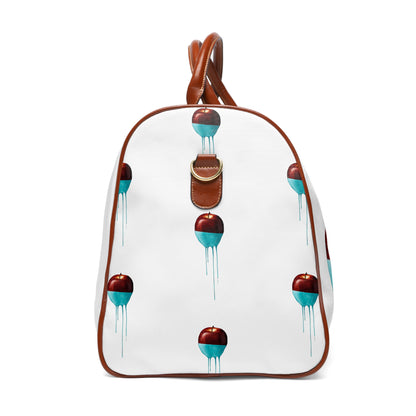 Kngdom (APPLE) &quot;DRIP&quot;- Vegan Leather Self-Expression Waterproof Travel Bag W/ Kngdom Logo