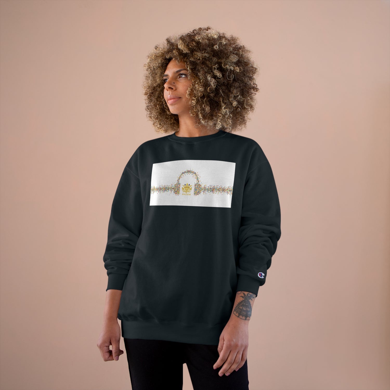 &quot;Become Your Own MOVEMENT&quot;- Unisex Champion Sweatshirt W/ Kngdom Logo