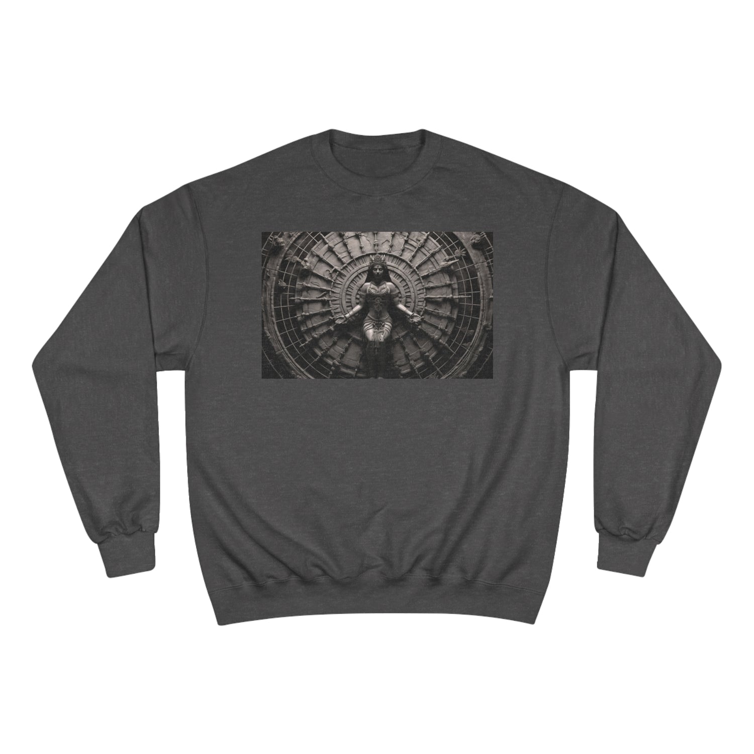 &quot;CHAKRA&quot;- Unisex Champion Sweatshirt W/ Blk Kngdom Logo