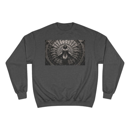 &quot;CHAKRA&quot;- Unisex Champion Sweatshirt W/ Blk Kngdom Logo