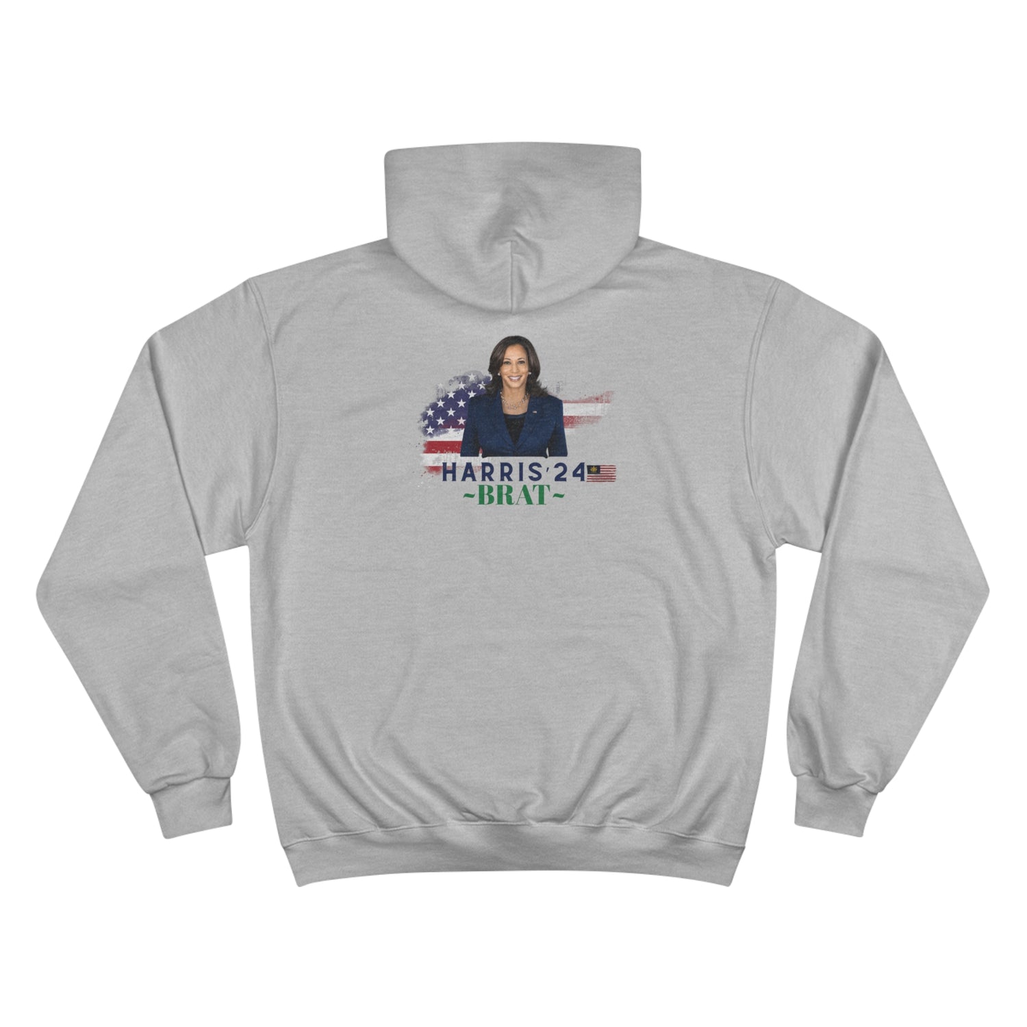 &quot;BRAT&quot; (HARRIS 2024)- Unisex Champion Hoodie W/ Kngdom Logo