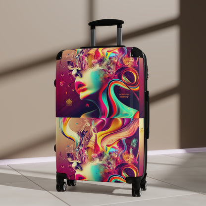 BEAUTIFUL &quot;INSANITY&quot;- Small/Med/Large Suitcases W/ Kngdom Logo