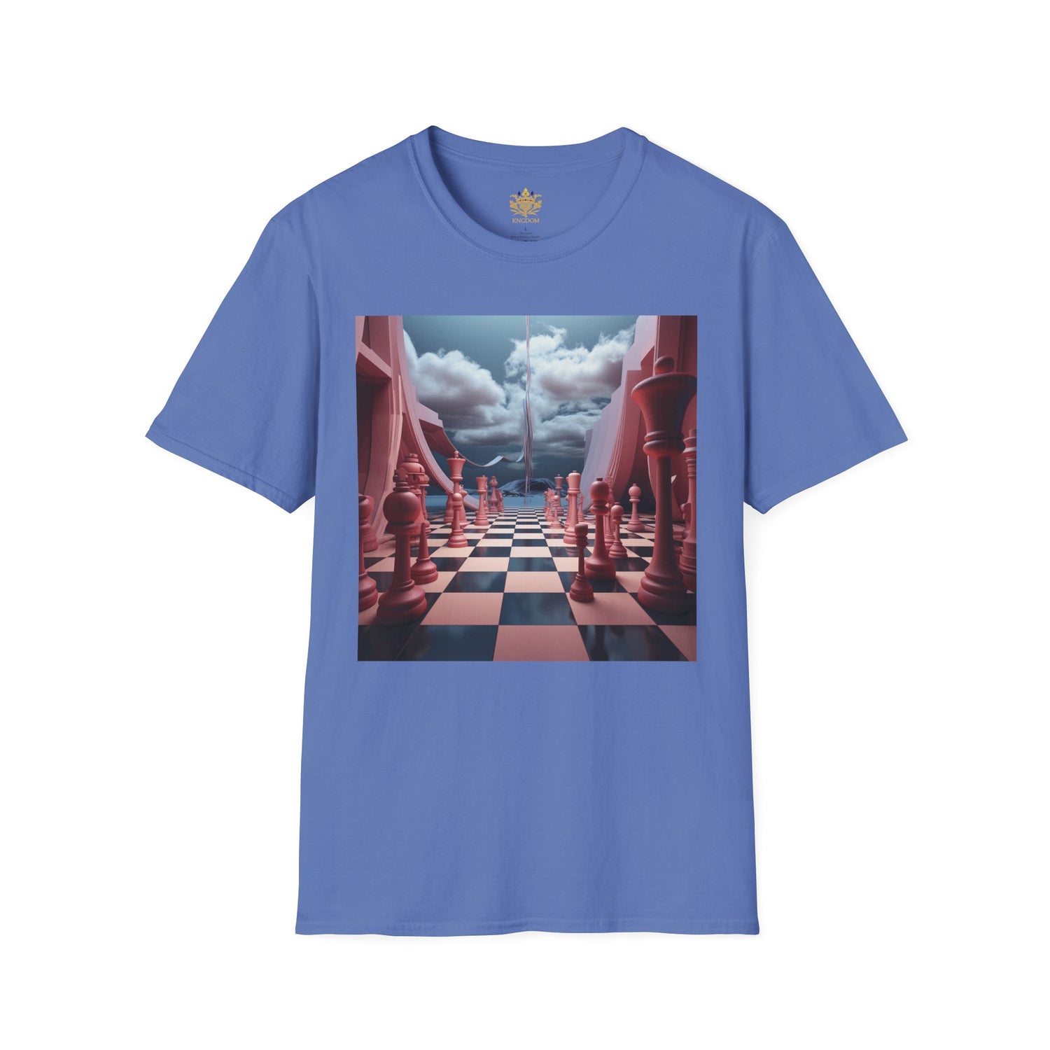 &quot;CHECKMATE&quot;: camiseta unisex de estilo suave con logotipo de Kingdom 