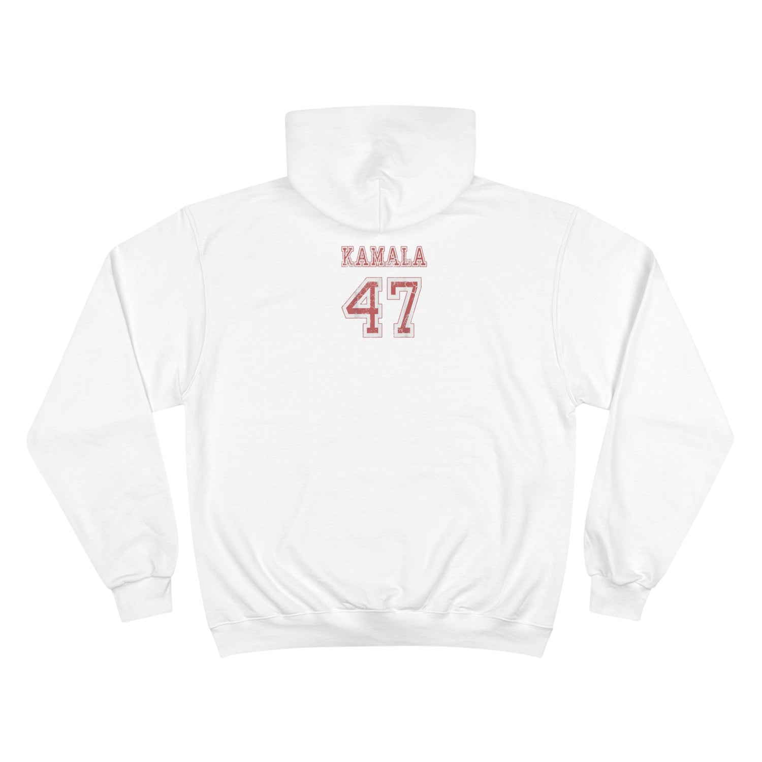 &quot;KAMALA 47&quot;- Unisex Champion Hoodie W/ Kngdom Logo