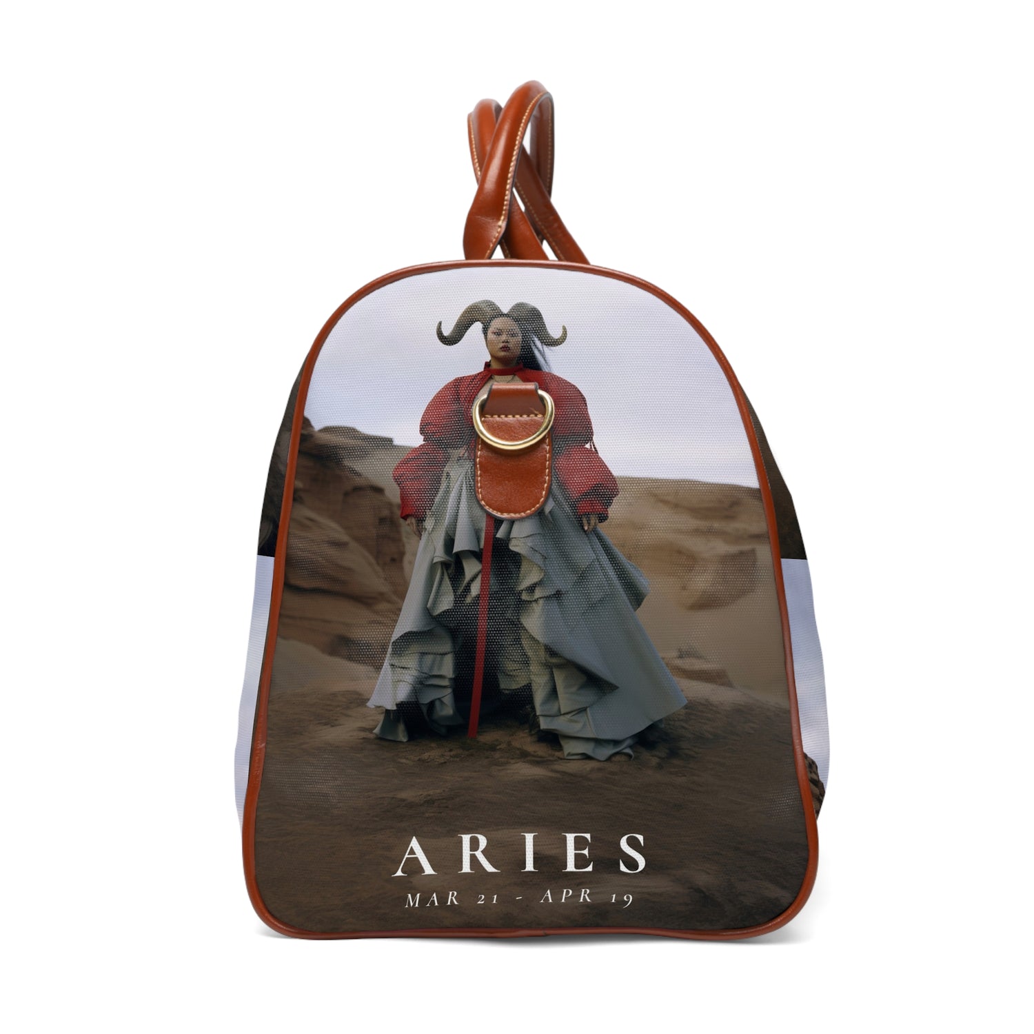 H.E.R &quot;ARIES&quot;- Vegan Leather Self-Expression Waterproof Travel Bag W/ Blk Kngdom Logo