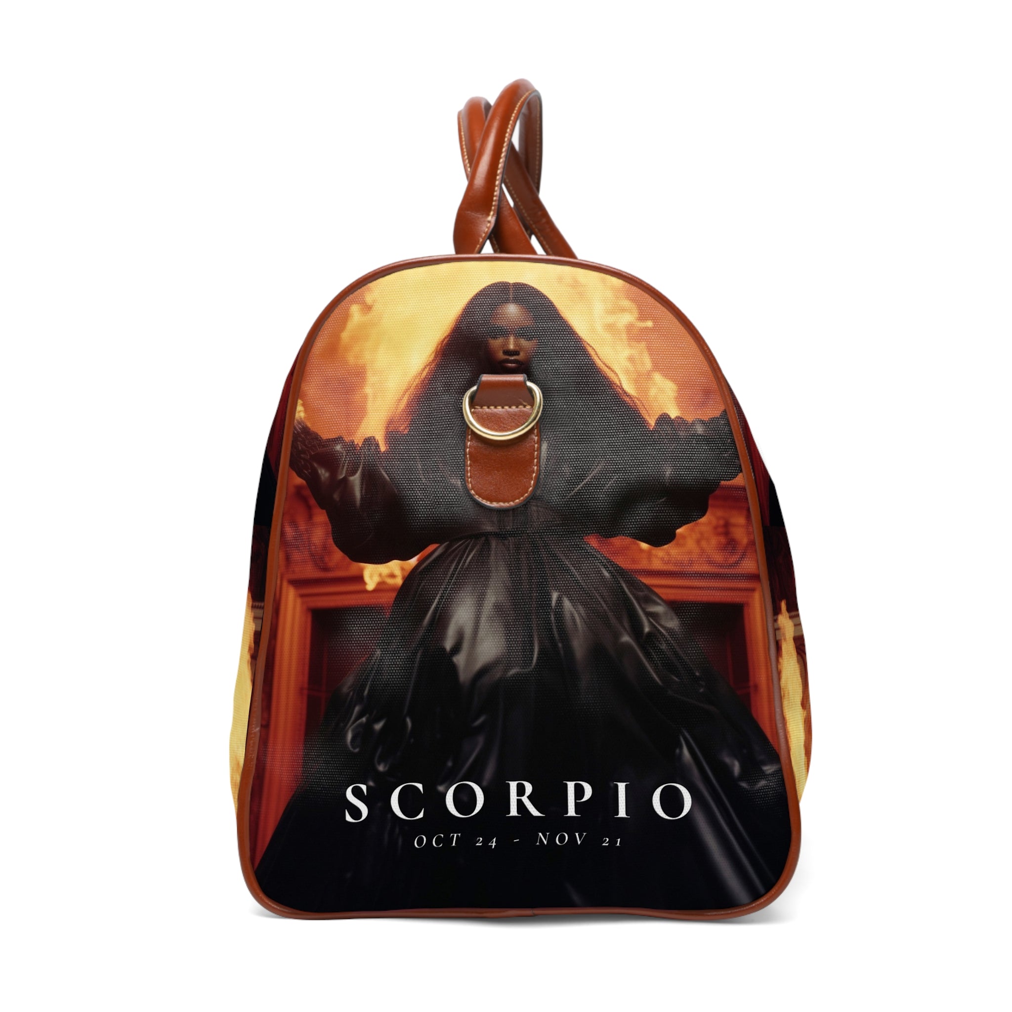 H.E.R &quot;SCORPIO&quot;- Vegan Leather Self-Expression Waterproof Travel Bag W/ Blk Kngdom Logo