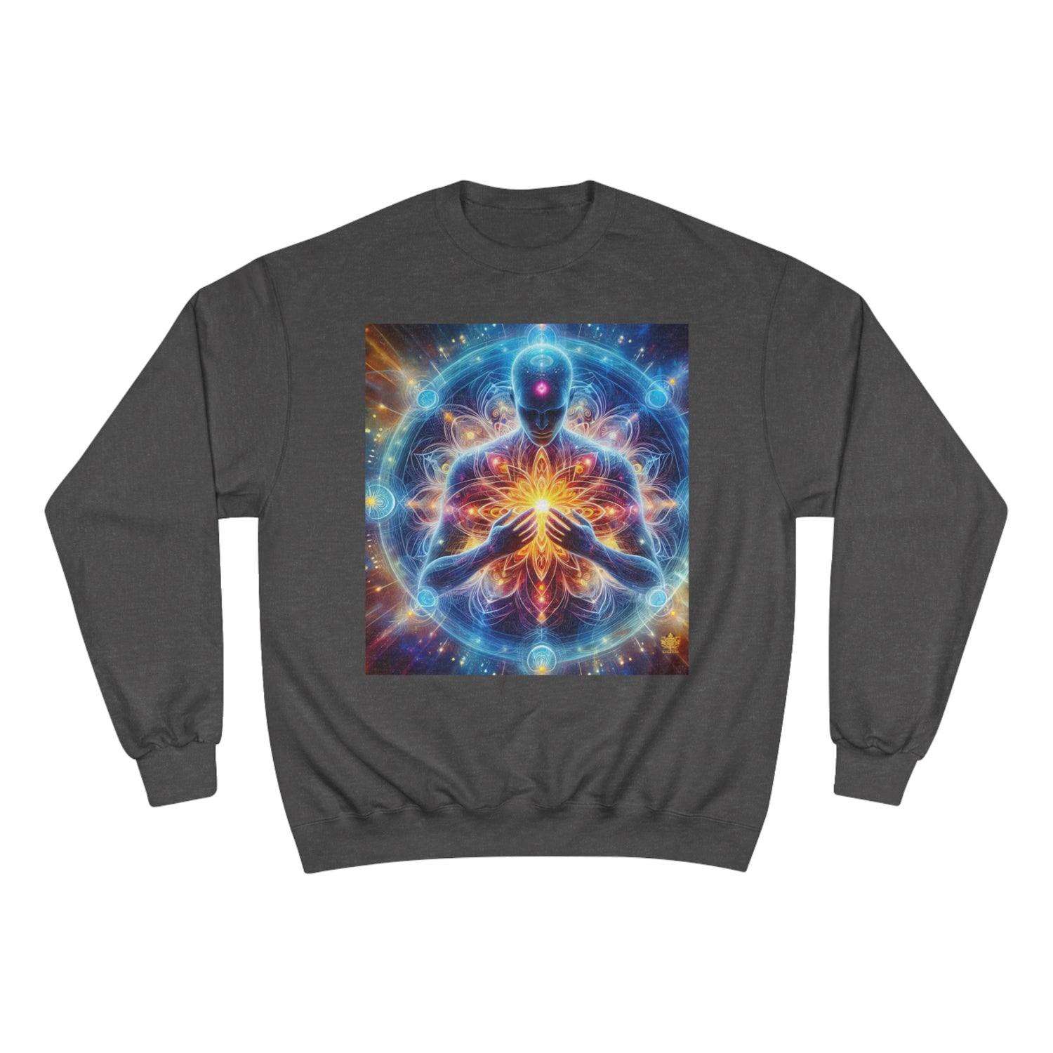 &quot;DIVINE ENERGY&quot;- Unisex Champion Sweatshirt W/ Kngdom Logo