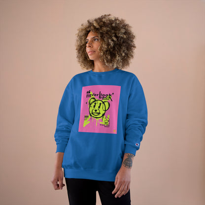 Kngdom &quot;DRIP&quot; (NEVER LOOK BACK)- Unisex Champion Sweatshirt W/ Kngdom Logo