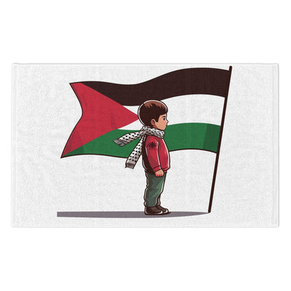 &quot;HABIBI/HABIBTI Of PALESTINE&quot;- Rally Towel W/ Blk Kngdom Logo