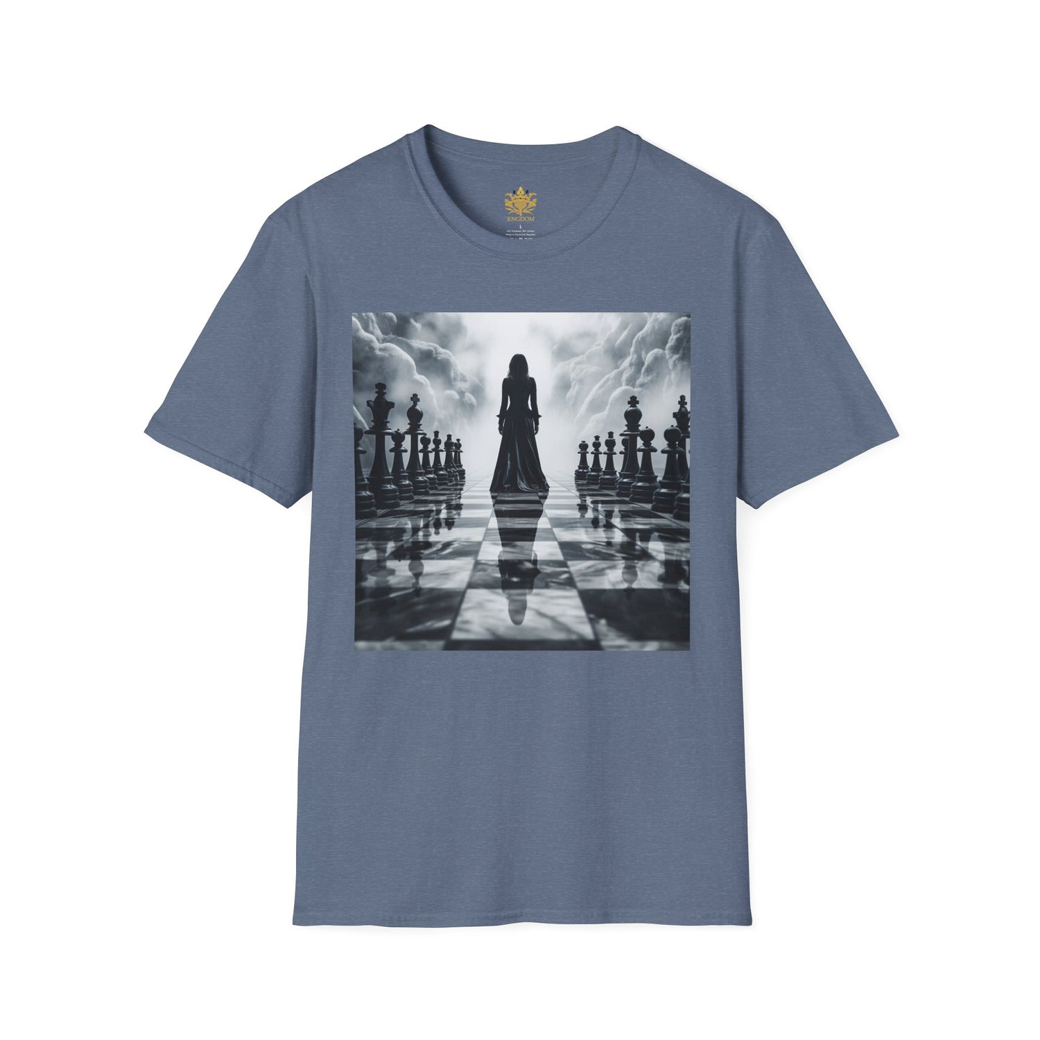 &quot;CHECKMATE&quot;: camiseta suave para mujer con logotipo de Kingdom 