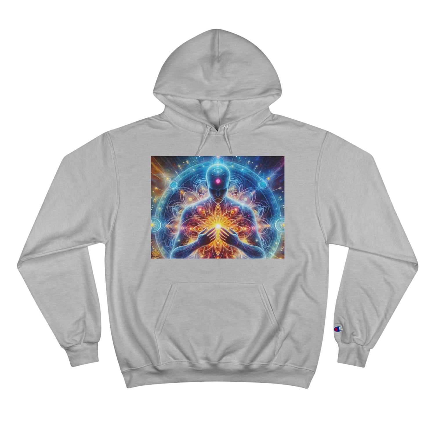 &quot;DIVINE ENERGY&quot;- Unisex Champion Hoodie W/ Kngdom Logo